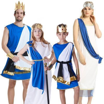 万圣节成人儿童男服装古希腊罗马宙斯国王cosplay化妆舞会表演服