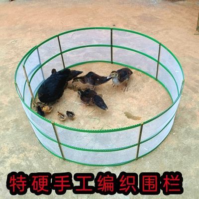 小鸡围栏养鸡鸭鹅竹编栅栏养鸡胶条篱笆庭院围栏摆摊卖鸡围栏斗鸡