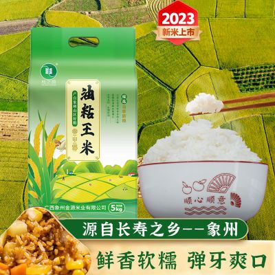正宗油粘米产地直发长粒香米原生态优质鲜米现磨广西大米象州香米