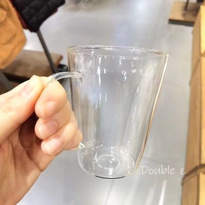 高硼硅玻璃杯耐热家用商用花茶,咖啡,啤酒杯子休闲休闲款咖啡杯