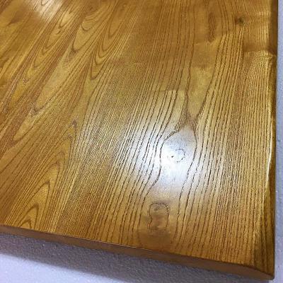 定制老榆木吧台板台面餐桌面实木板工作台飘窗板写字台板松木隔板