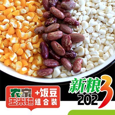 2023非转基因玉米碴子粘玉米农家东北笨大碴五谷杂粮混合袋装组合