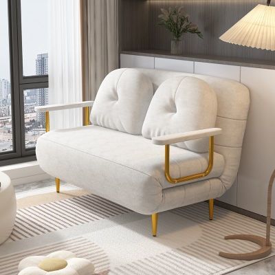 新款沙发床双人折叠沙发小户型两用奶油风沙发客厅猫抓布单人沙发