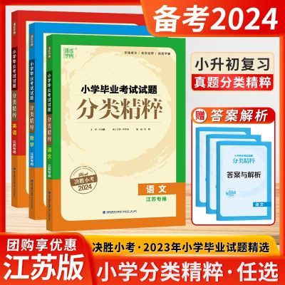 2024小学毕业考试试题分类精粹语文数学英语江苏专用决胜小考复习