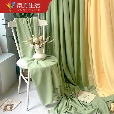 南方生活纯色纹理背景布ins风网红装饰拍照道具平铺幼儿园桌布