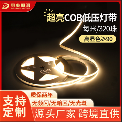 COB软灯带12v24v低压超亮高显指客厅酒店橱柜吊顶氛围线