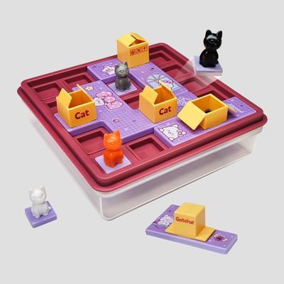 新品藏猫猫儿童空间逻辑思维训练亲子益智桌游玩具礼物3-6岁