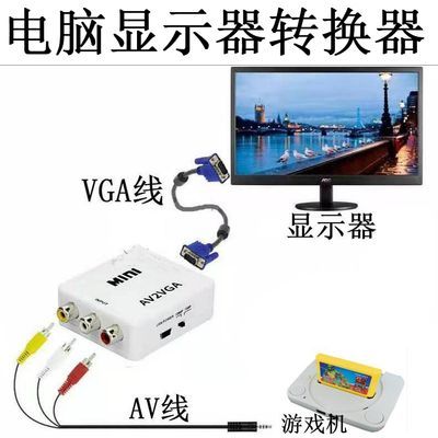 AV转VGA转换器(接电脑显示器用)