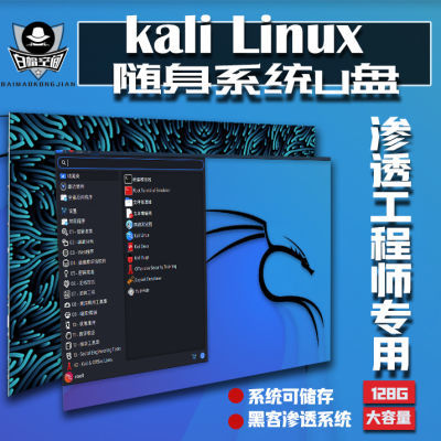 kali linux系统U盘Linux系统安装kali随身系统USB3.1高速U盘固态