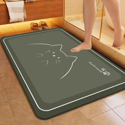 【秒吸水】软硅藻泥卫生间地垫速干吸水浴室防滑垫厕所洗手间脚垫