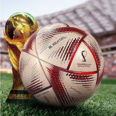 2022卡塔尔世界杯足球梅西5号热粘合儿童成人专用高颜值专业足球