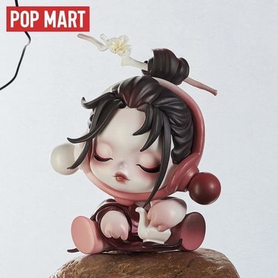 正版泡泡玛特POPMART SKULLPANDA庭前墨梅系列盲盒潮玩手办新品SP