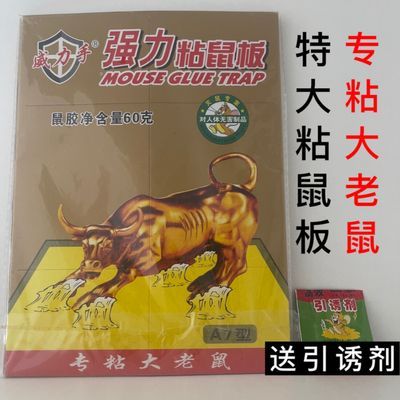 批发老鼠粘灭鼠板捉大老鼠超大粘鼠神器加大版一窝端家用加厚强力