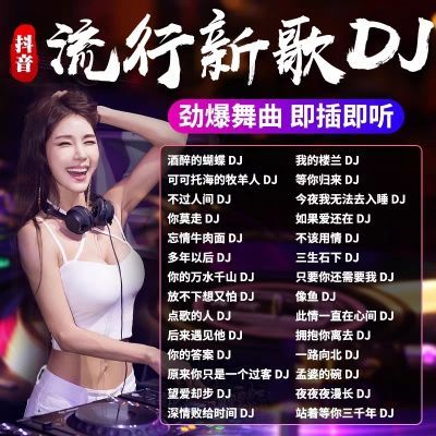 2023流行新歌DJ音乐车载u盘热门网络情歌dj抖音嗨曲MP3/4通用优盘