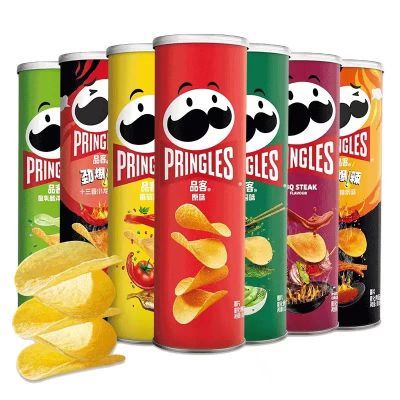 品客(Pringles)薯片11种口味桶装110g经典怀旧休