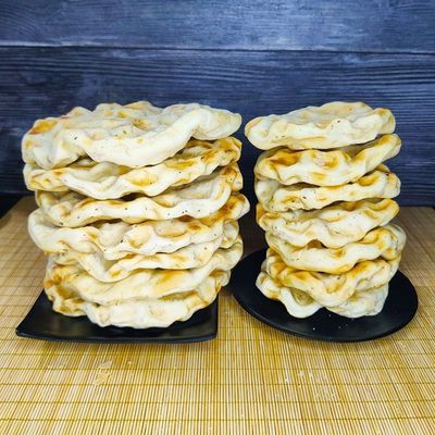 陕西特产三原石子馍传统手工美食石头饼锅盔糕点软烤馍10个饼包邮
