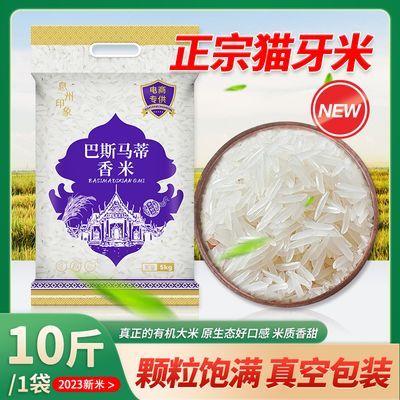 猫牙米泰国香米长粒香大米2023年新米丝苗米真空超长巴斯马蒂大米