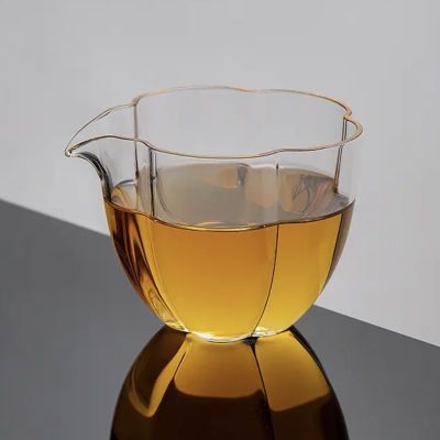 网红新款功夫茶具日式家用公道杯高硼硅玻璃加厚耐热茶海防烫透明