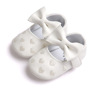 春秋0-1岁新生婴儿公主鞋夏季3-6-12个月女宝宝学步鞋软底不掉鞋