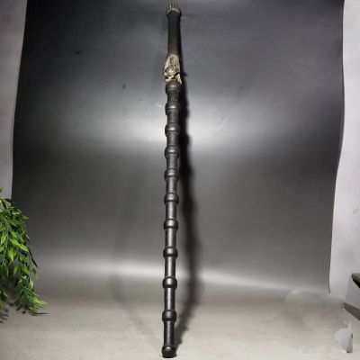 龙头精铁锏十八武艺收藏古玩老式古玩刀剑十八兵器之一仿古雕刻