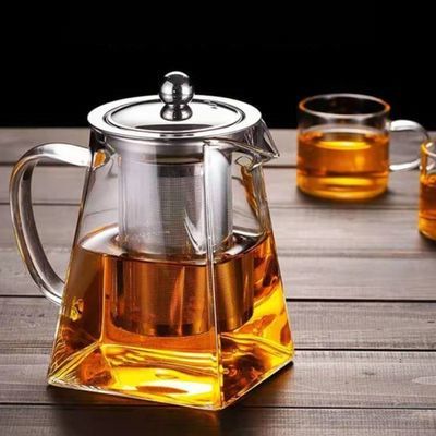 四方形公道杯加厚耐热玻璃泡茶器茶漏套装透明水杯子奶茶功夫茶具