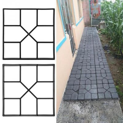 水泥模具H款方形砖块混泥土地砖手动铺路模具个性花园景观路模具