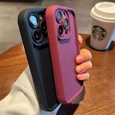 多巴胺高级磨砂肤感苹果15手机壳iPhone13/14promax防摔12/11女软