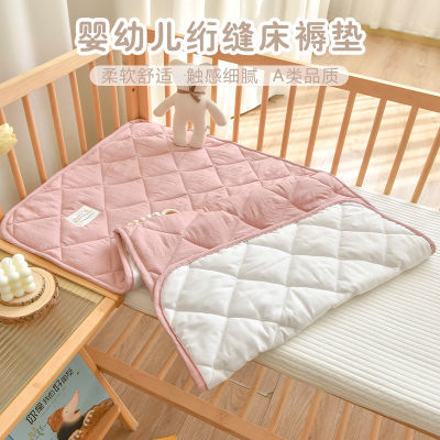 新生儿童床褥宝宝床垫子秋冬季加厚婴幼儿园拼接床褥子加厚床单
