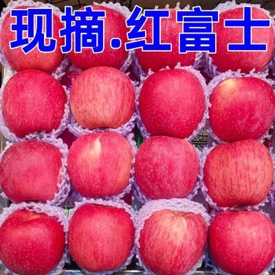 正宗陕西丑苹果稀有苹果脆甜特级新鲜苹果水果新鲜薄皮红富士苹果