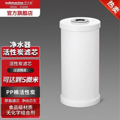 潜水艇净水器滤芯天池壶过滤芯家用入户自来水过滤器PP棉活性碳