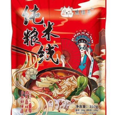 纯粮无胶米线东北口味麻辣速食4包料11袋批发整箱包邮