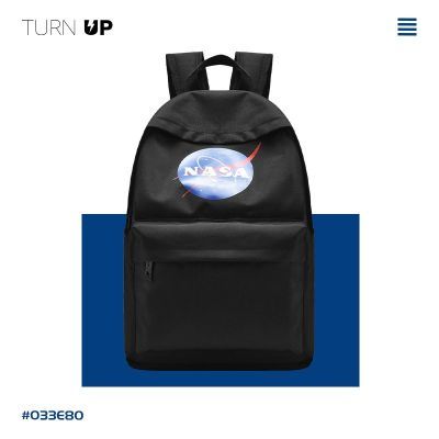 TURNUP联名NASA双肩包2023新款书包大容量大学生校园运动休闲背包