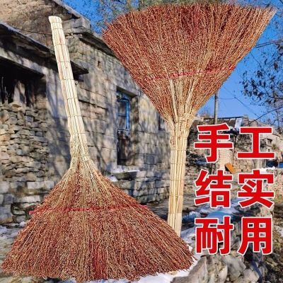 户外老式扫帚手工高粱扫把加厚扫地扫帚家用室外学校工地耐用庭院