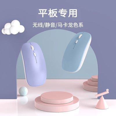 适用苹果air无线鼠标联想蓝牙静音mac女华为平板便携外接鼠标通用