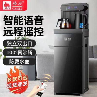 新款饮水机家用下置式智能上水遥控茶吧机高档立式家庭办公制冷热