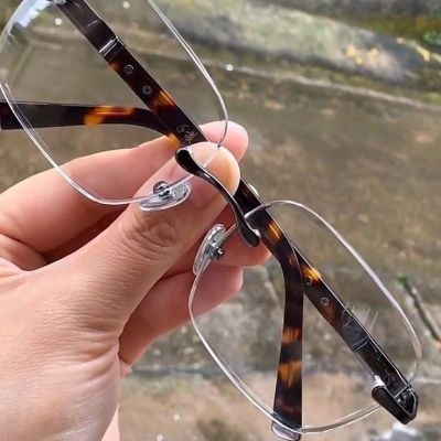 纯天然水晶眼镜石头镜白水晶大方圆平光镜养眼护目高清耐磨防辐射