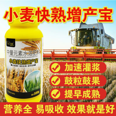 小麦快熟增产宝专用叶面肥生根壮苗控旺增产分蘖抗倒伏缩节灌浆