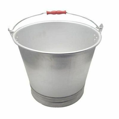 铝水桶加厚铝桶老式铝桶纯铝防爆桶油桶消防铝制提水桶12升_20升
