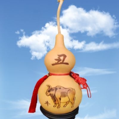 包邮天然葫芦烙画葫芦中国结挂件家居摆件鼠丑牛亥猪十二生肖葫芦