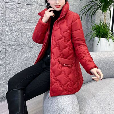 棉袄外套女2023冬季新款洋气中长款韩版气质百搭显瘦加厚保暖棉服
