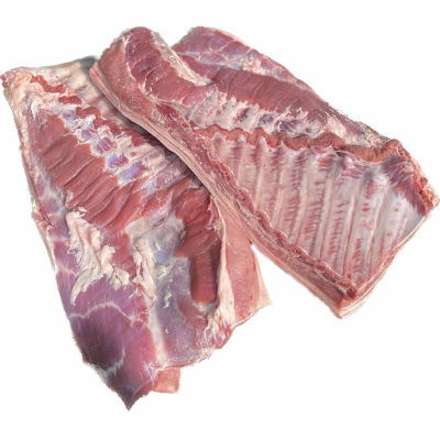 新鲜冷冻带皮带肋中方肉带骨带皮猪五花肉 猪腹肉 国产20斤生猪肉