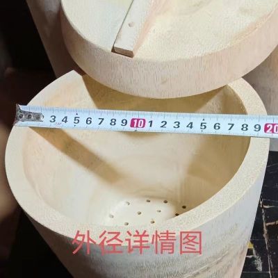 竹饭桶2023蒸米饭圆形糯米家用带盖手工糯米圆形2023
