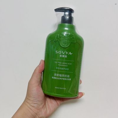 索薇娅清爽控油洗发水500ml正品2027年氨基酸无硅油索薇娅洗发水