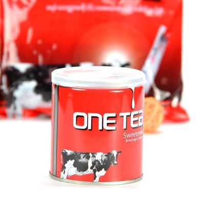 缅甸特产 瑞丽代购ONE TEA 缅甸炼乳铁罐咖啡面包甜点配料 390克