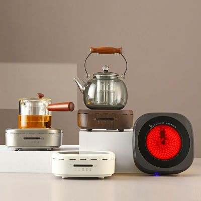 电陶炉茶炉迷你方形电陶茶炉家用玻璃壶新款触摸款电陶炉煮茶器
