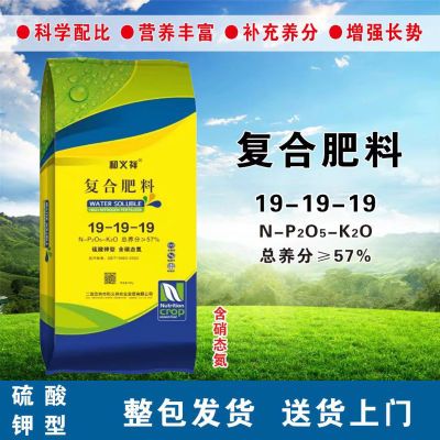 和义祥品牌19-19-19速溶肥缓释肥尿素氮肥玉米小麦水稻通用肥茶叶
