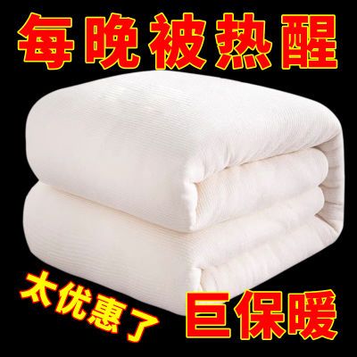 10斤12斤棉被冬被加厚保暖被子被芯棉絮垫被褥子棉胎单人双人