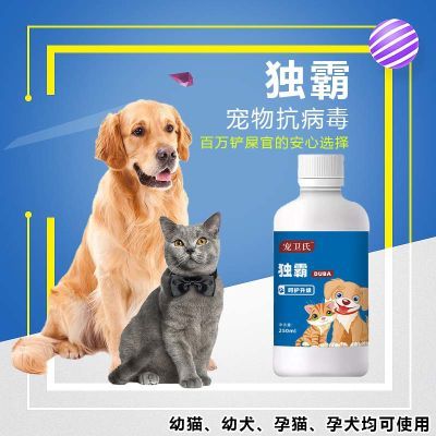 独霸抗病毒独霸狗用幼犬孕犬用感冒发烧真正品预防犬瘟细小犬独抗