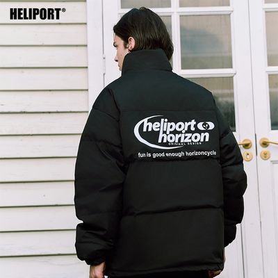 HELIPORT停机坪棉服男浩瀚经典简约纯色宽松潮牌上衣