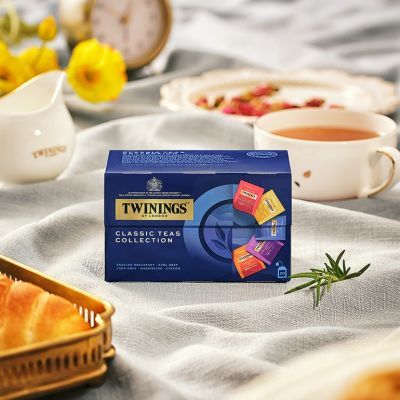 英国Twinings川宁红茶精选豪门伯爵英式早餐仕女大吉岭茶包组合